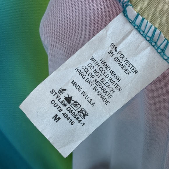 Rainbow Cutout Playsuit - H8 - Picture 6 of 7